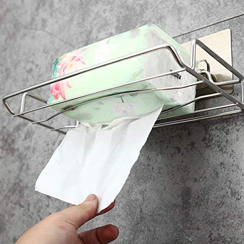 DBSUFV Praktisch Ontwerp Roestvrijstalen Wandmontage Toiletrolhouder Thuis Badkamer Keuken Papieren Tissue Doos Houder… - Image 8