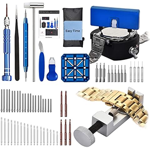 EasyTime Watch Repair Kit- Watch Battery Replacement Tool Kit and Watch Link Removal Tool kit Cover