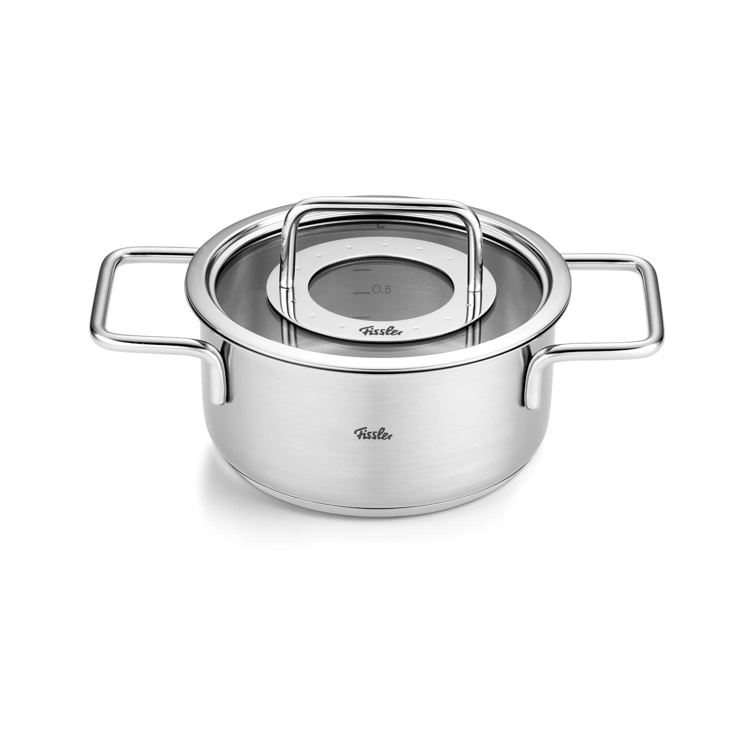Garnek Pure Collection wysoki ze szklaną pokrywką - Fissler | FF