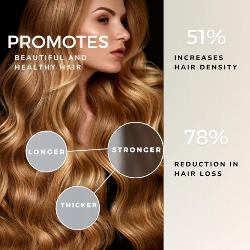 Belle Morgane Hair Growth Serum with Vitamin E, Turmeric & Argan Oil, Organic Dry Scalp Treatment for Women - Natural Serum for Hair Loss & Thinning Hair - Promotes Regrowth and Thickening