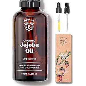 BIOLOGISCHE JOJOBAOLIE | 100% Puur, Natuurlijk & Koudgeperst | Gezicht, Lichaam, Haar, Baard, Nagels | Vegan & Cruelty…