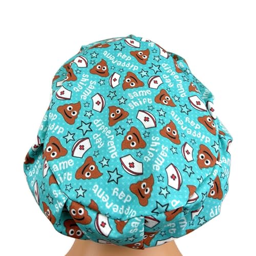 Gorro quirúrgico Euro Nurse, divertido diseño Poop miniatura 2