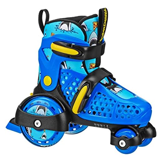 Roller Derby Fun Roll Adjustable Roller Skates for Beginners, Boys & Girls