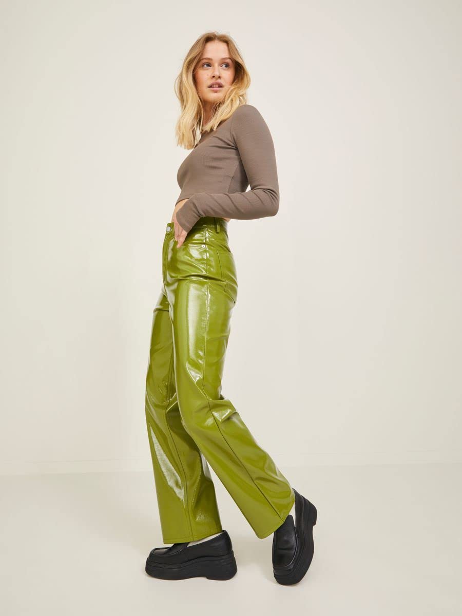 JJXX Damen Jxkenya Hw Stra Faux Leat Pant Noos Hose