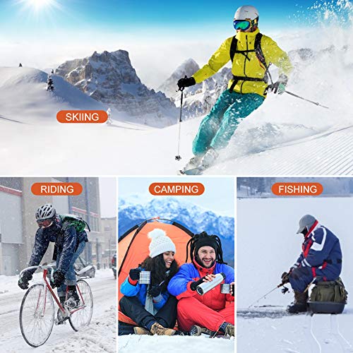 Heated Insoles,Edobil Rechargeable Heated Insoles Winter Foot Warmers for Men and Women Winter Hunting Boots Shoes Sneaker Ice Fishing Hiking Camping (Size:40-45)