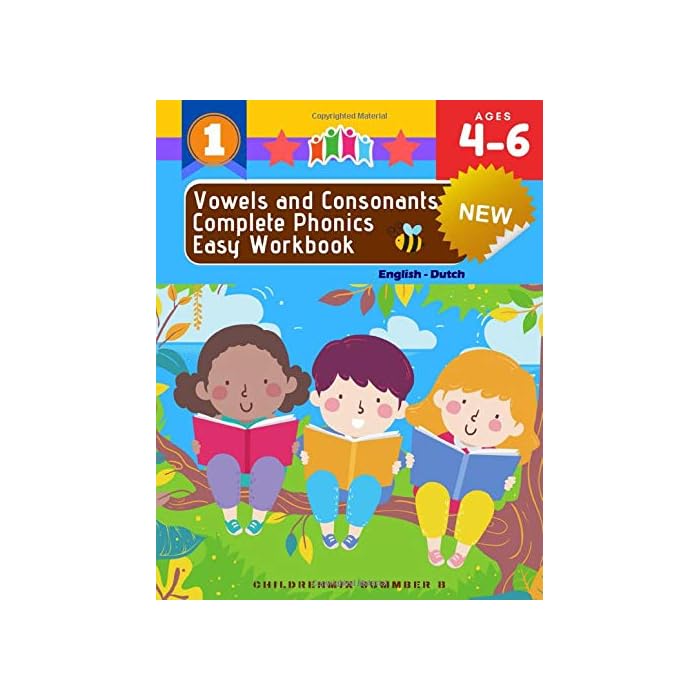 Buy Vowels and Consonants Complete Phonics Easy Workbook EnglishDutch