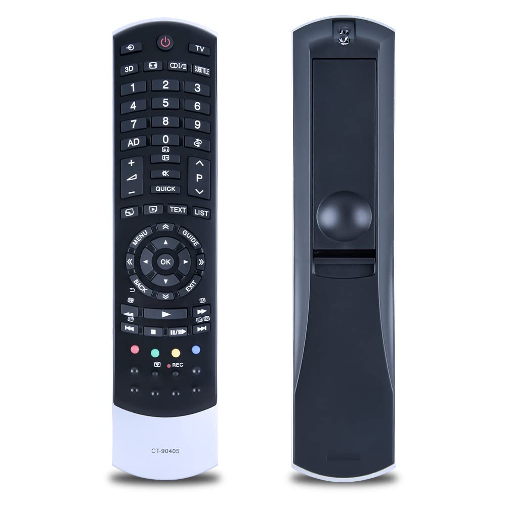 TCNOUMT CT-90405 Remote Control Replacement Suitible for Toshiba TV 32UL975G 40TL933F 40TL938G 40UL975G 42XL975G 46TL933F 46TL938G 46TL966G 47VL963G 47WL968B 55XL975G 55VL963 CT 90405