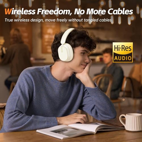 Noise Cancelling Wireless Headphones Over-Ear