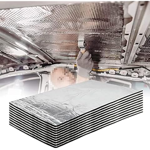 10 Pcs Car Sound Deadener and Insulation Mat Cover