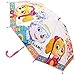 Produktbild alles-meine.de GmbH Regenschirm -  Paw Patrol - Hunde  - inkl. Name - Kinderschirm Ø 80 cm / lichtdurchlässig & durchscheinend - halb transparent - Kinder - groß Stockschirm mi..