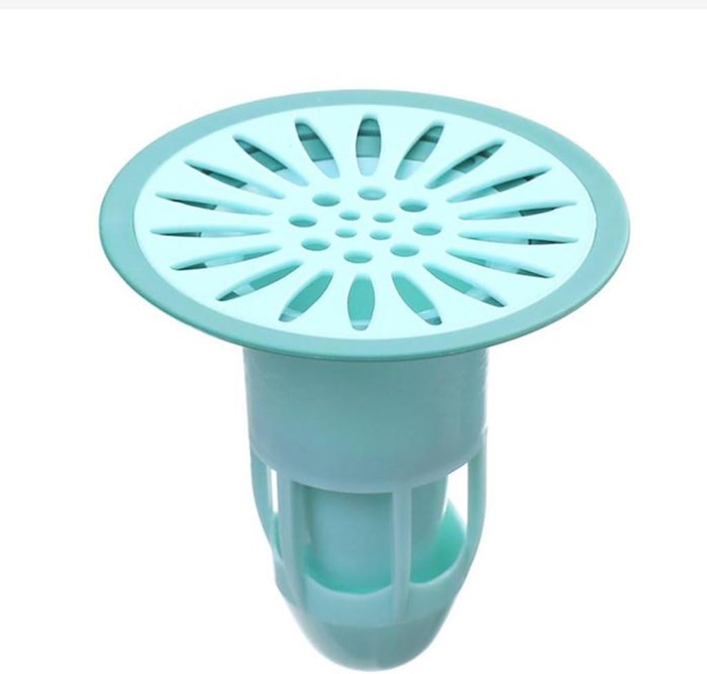 Bath Shower Floor Strainer Silicone Floor Drain Core Kitchen Bathroom Water Drain Filter Cover Plug Trap Siphon Sink(Black)