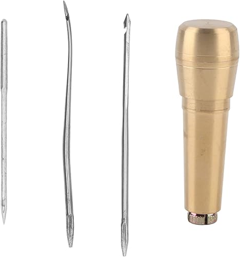Juego de herramientas de aguja de coser de cuero con mango de latón para reparación de zapatos disponible en Yaxa Costa Rica