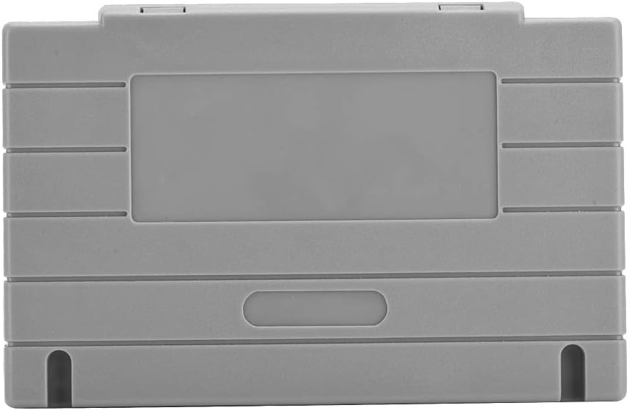 PUSOKEI 5PCS Cartridge Shell for SNES SFC Game Case Replacement Grey