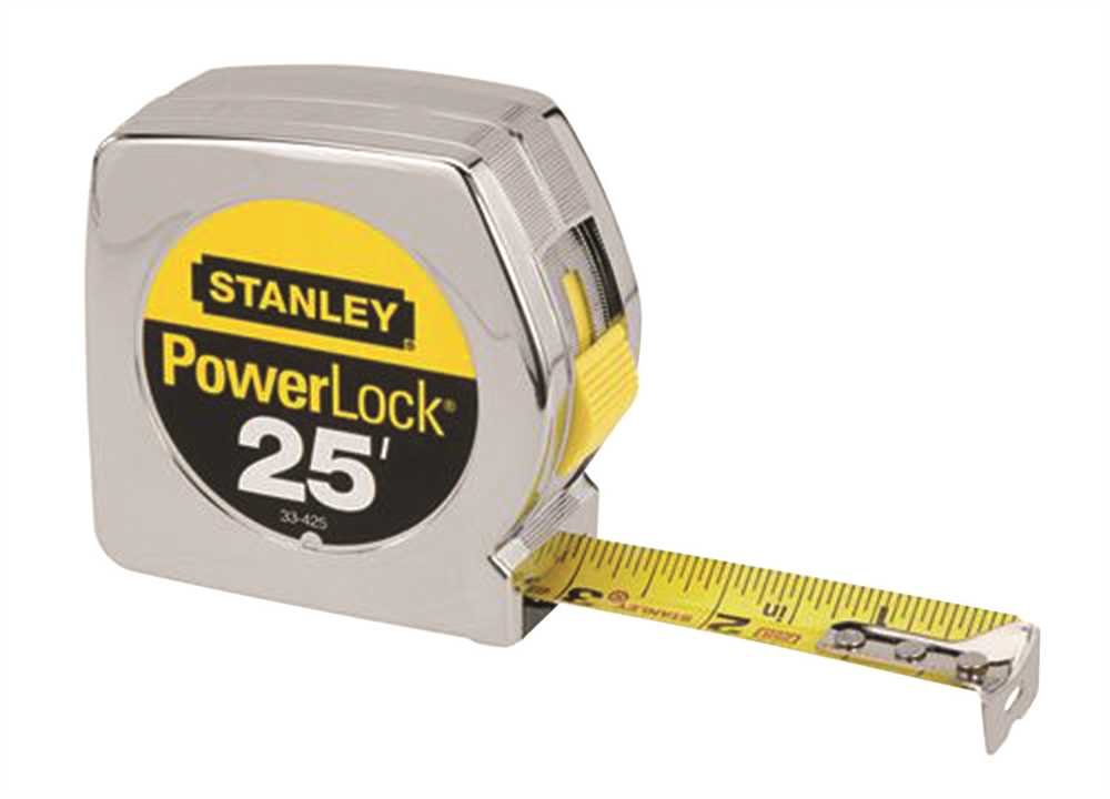 Stanley Hand Tools 33-425 PowerLock® II - Cinta métrica profesional de 1 pulgada x 25 pies