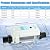 LSHFYV Saltwater Pool Chlorinator System, EC Saltwater Pool Chlorinator System with Salinity Display Automatic Cleaning, Salt Water Pool Chlorine Generator for SPA Swimming Pool,16g/h