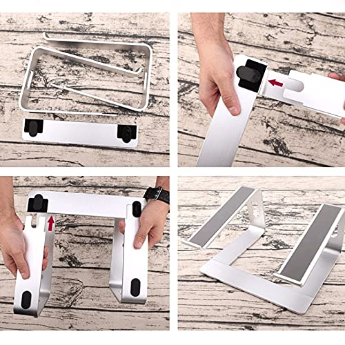 Soporte Plegable Ajustable para Laptop de Aluminio miniatura 5