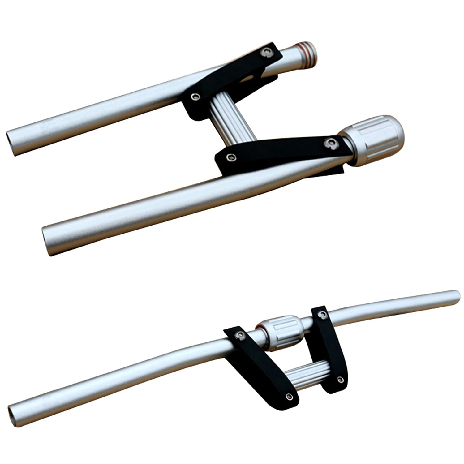 Stuur voor fietsen, inklapbaar, 25,4 mm, inklapbaar, vlak van aluminiumlegering, recht stuur voor fiets