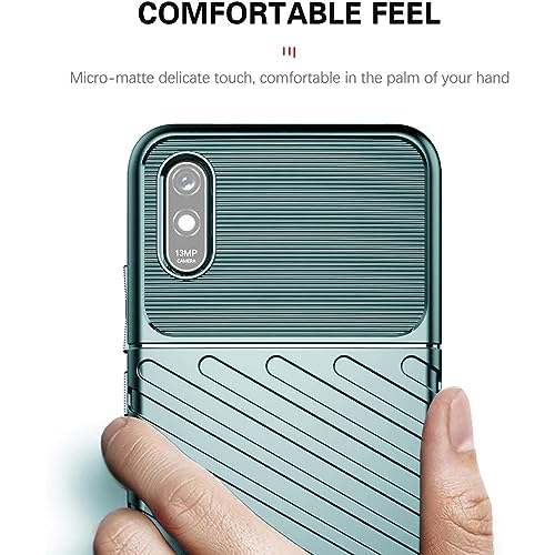 Image of Amazon Brand - Solimo Shockproof Mobile Cover Compatible with Mi Redmi 9A 4G / 9A Sport 4G / 9i 4G / 9i Sport 4G (360 Degree Protection | Protective Design | Anti-Scratch Tough Slim TPU Case), Green