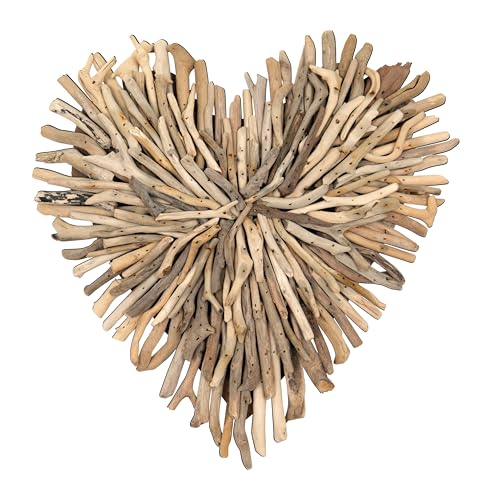 Creative Co-Op Driftwood Heart Shaped Wall Decor