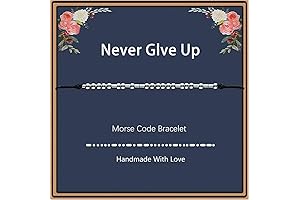 Morse Code Bracelets for Women Inspirational Gifts