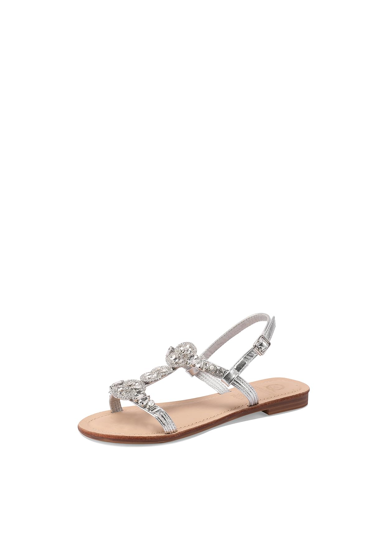 QUEEN HELENA Sandali Gioiello Bassi con Strass Donna Y6016