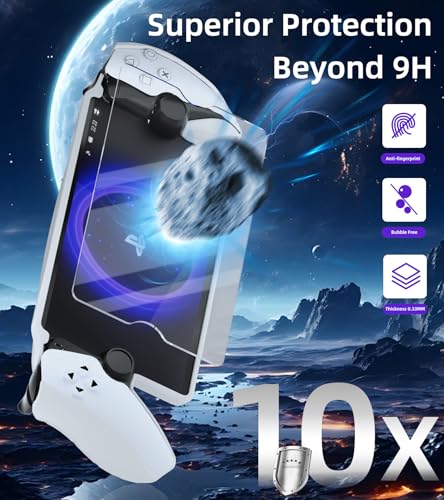 QUAGGY 3-in-1 Accessoris Kit Compatible with Playstation Portal, EVA Carrying Case for PS Portal with Silicone TPU&Hard PC Clear Protective Cover