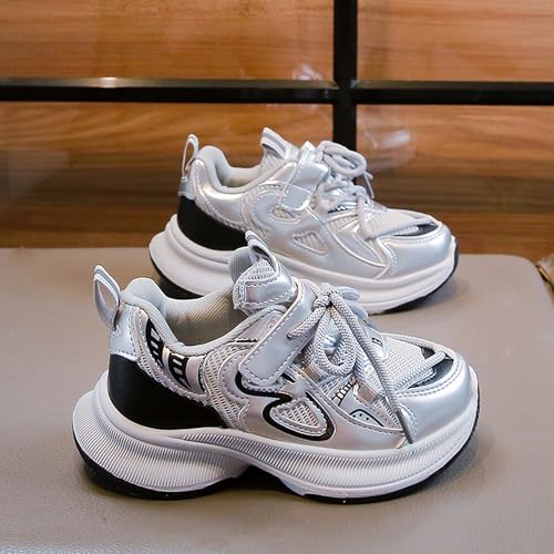 Children's Sports Shoes-Boys Girls Sports Tennis Shoes Lightweight Breathable Running Shoes Outdoor Non-Slip Training Shoes4