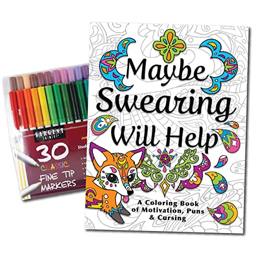 Adult Coloring Book Set