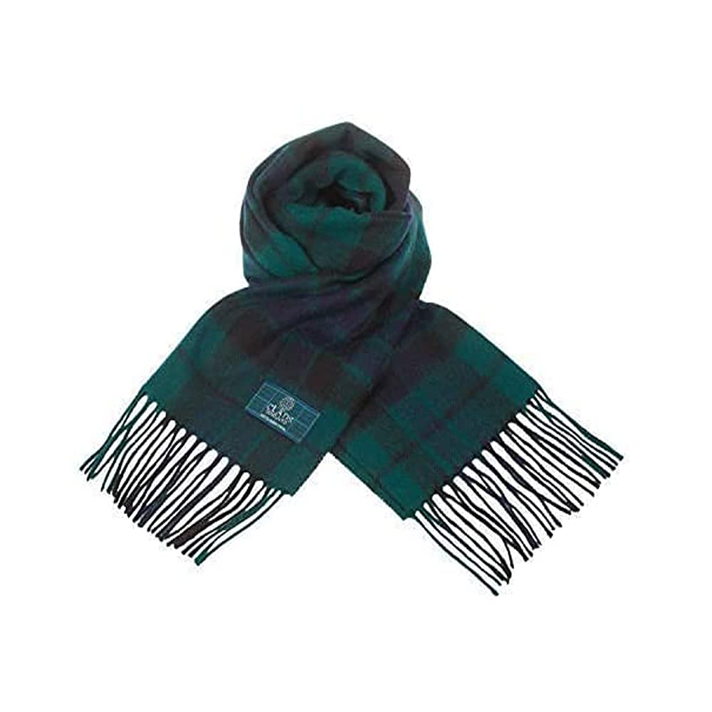 Clans of Scotland - 100% Pure Lambswool Scottish Clan Tartan Scarf- 100% Wool - Pure Wool Tartan Scarf - In Various Tartans - Perfect for Men and Women - 12x60 Inches