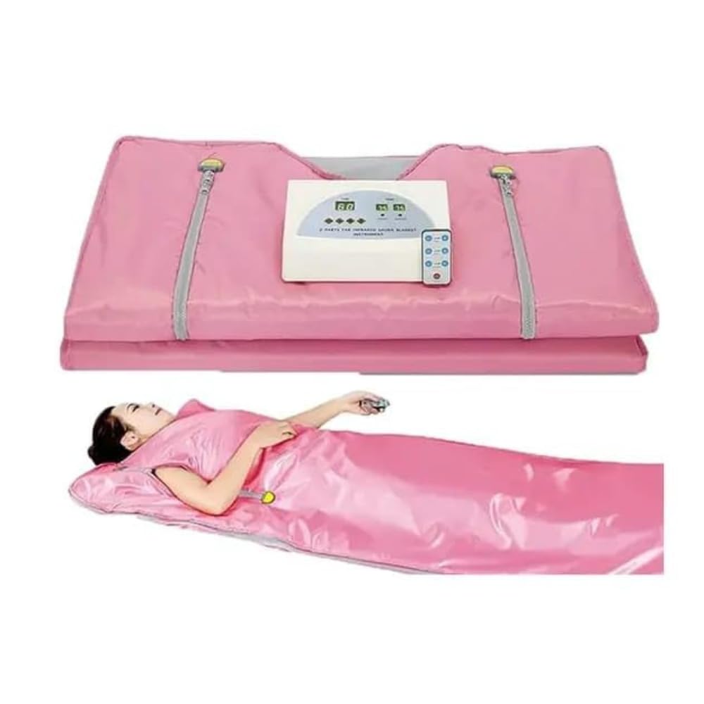 AcuPhysio Heat Sauna Blanket Portable Personal Sauna Far Infrared (FIR) for Relaxation at Home | Sauna Heating Blanket Slimming Anti-Aging & Fat Burning FIR Therapy