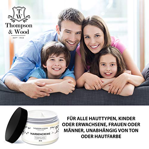 Dehnungsstreifen-Creme von Thompson&Wood zur Narbenpflege