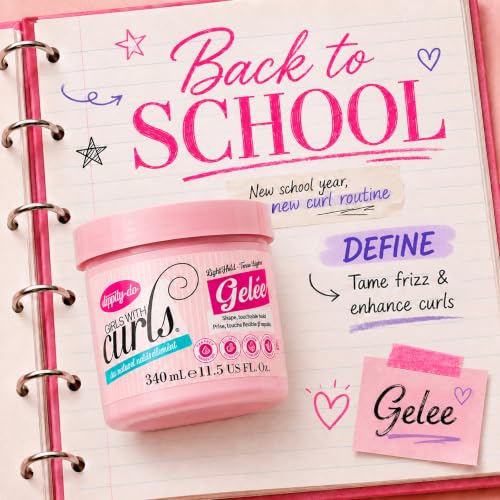 Dippity Do Girls with Curls Light Hold Jelly – kształtuj, prostuj i oddzielaj swoje loki – opracowany z aloesem, witamin