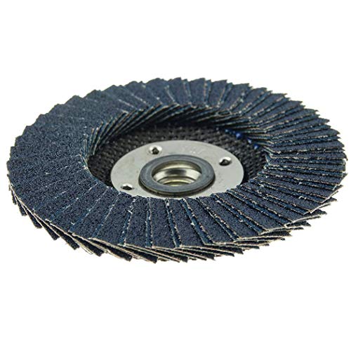 Image of Weiler 51228 Tiger X Flap Disc, Ceramic and Zirconia Alumina, Flat, Phenolic Backing, 80 Grit', 4-1 /2 inch, 5 /8-11 inch Arbor Hole (Pack of 10)