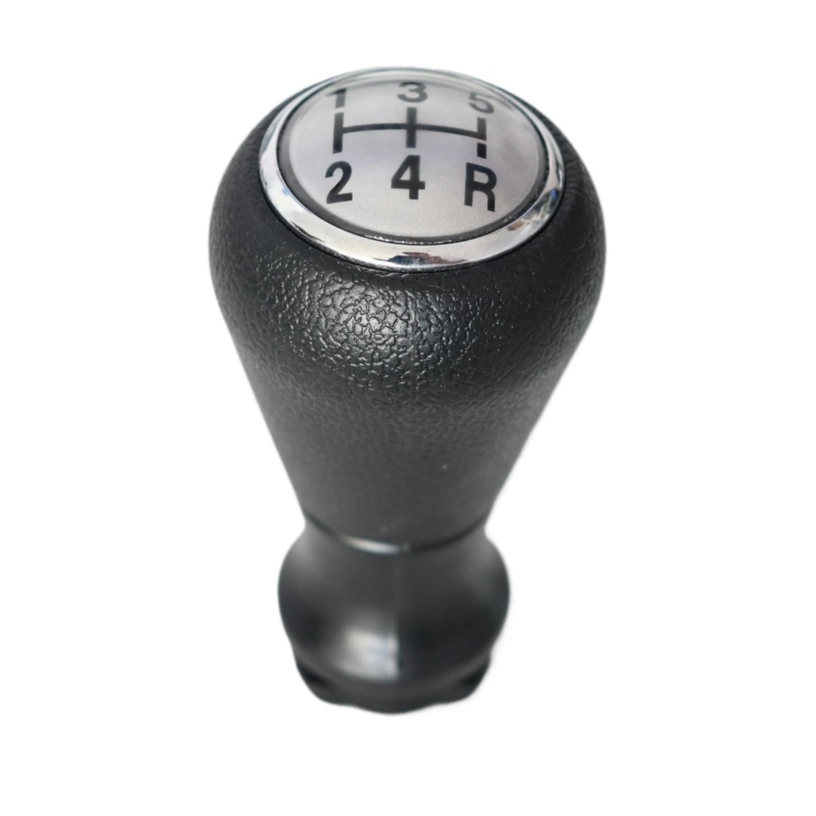 DWTNMEX Gear Shift Knob for Peugeot 206 307 406 Gear Shift Handball Lever Head Car Handle(Silver 5speed)