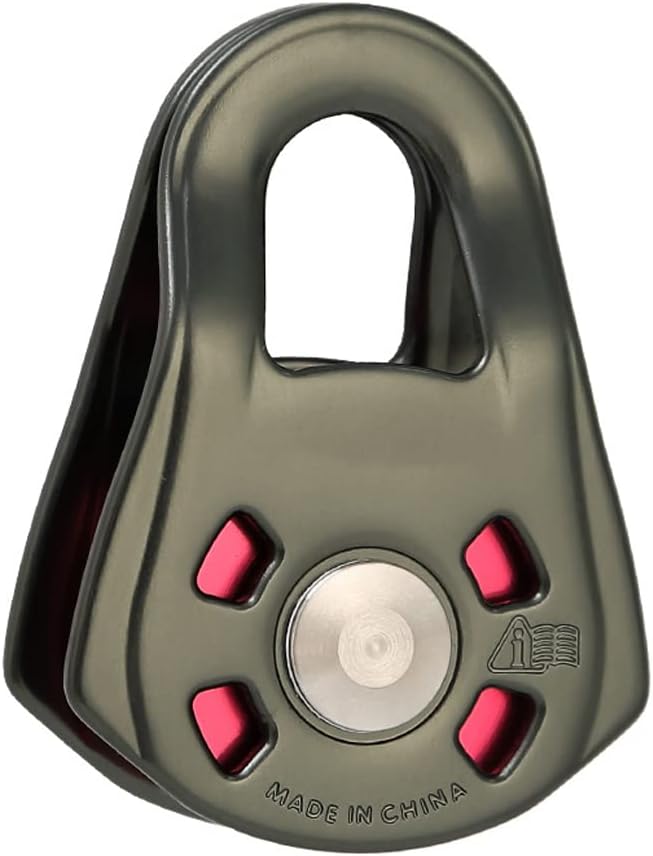 Small Single Pulley Gear Bearing Mountaineering Rock Climbing Zipline Traverse-Solving Carriage Pulley