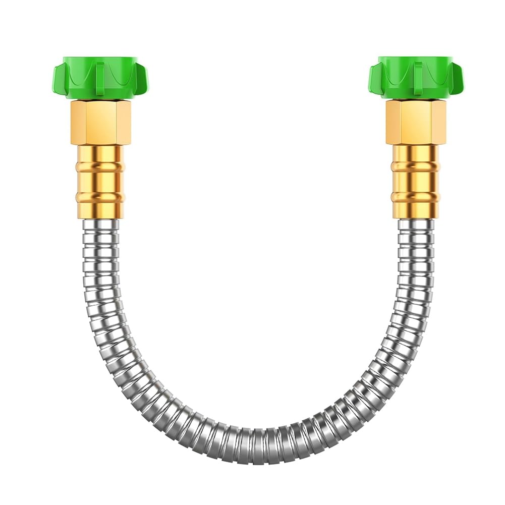 CTRLZS Short Garden Hose Flexible Inlet Hose Connector Outdoor Water Hose Extension Adapter