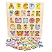 Puzzle Alfabeto Giochi Bambini 2 3 4 Anni Giocattoli Legno Gioco Incastri in Legno Lettere Alfabeto Baby Educativo Peg Puzzle Regalo Giochi Bambina 2 3 4 Anni (Alfabeti)