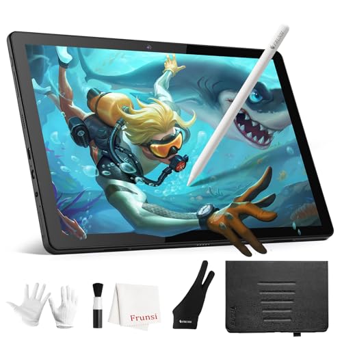 FRUNSI RubensTab T11Pro 10.1 Inch Standalone Drawing Tablet No Computer Needed with Stylus Pen Octa-Core CPU Pre-Installed Sketchbook & Flipaclip -Best Gift for Beginner Digital Graphic Artis