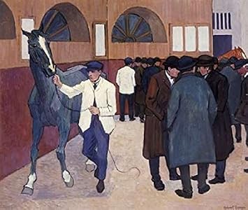 Posterazzi Horse Dealers at The Barbican Poster Print by Robert Bevan, 20 x 24