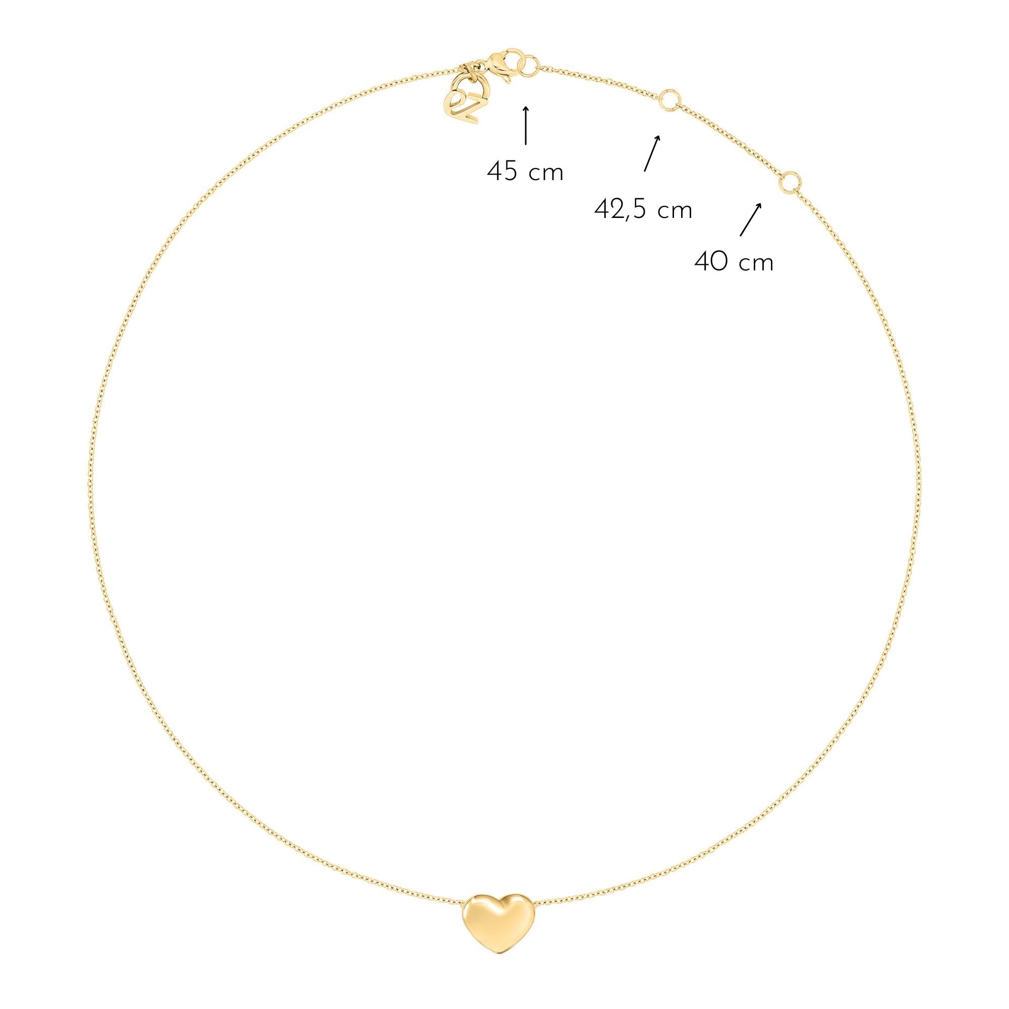 Echtzeit Collier Pour Femmes Et Design Cœur, Bijoux Pour Femmes En Acier Inoxydable Avec Un Éclat Radieux
