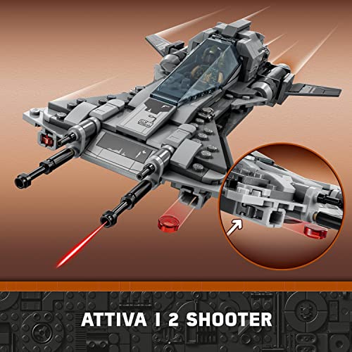 75346 Star Wars Pirata Snub Fighter, Modellino da Costruire di Starfighter Giocattolo, Giochi per Bambini con Minifigure di Pilota e Vane, Idea Regalo da Collezione da The Mandalorian Stagione 3 - Lego - Immagine 5