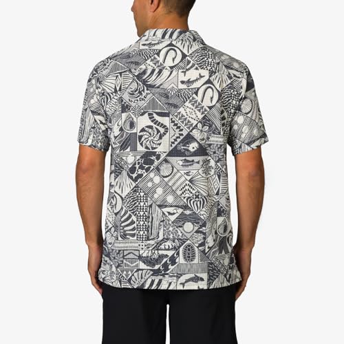 REEF Men's Short Sleeve Woven Button Up Shirt - image 3