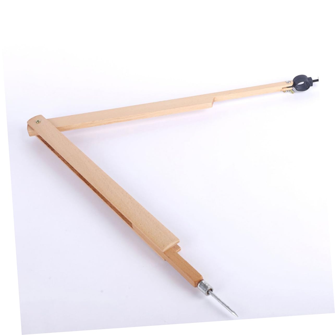 VILLCASE 3 Pezzi Compasso Di Gomma in Legno Strumento Didattico Di Matematica Compasso Da Disegno Strumento Di Disegno Bussola Da Disegno Scolastico Bussola A Trave