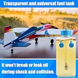 Vocdikficy réservoir 400CC transparent pour avion RC, bouchon CNC photo 5