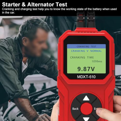 Comprobador de batería de coche 12V que detecta fallos ocultos de carga y resistencia SOH SOC 3
