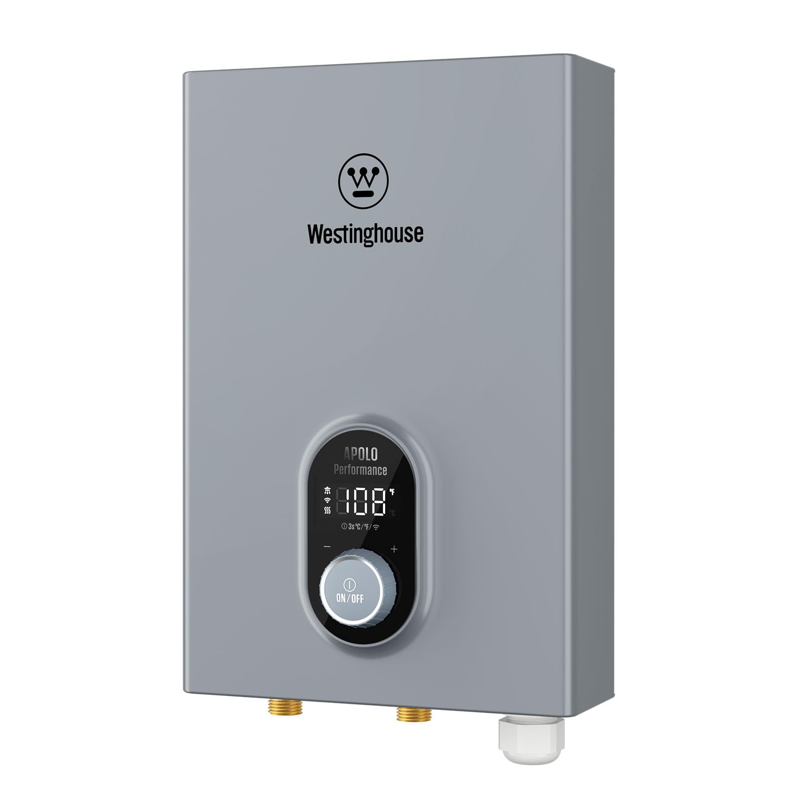 Westinghouse 11kW 240V Tankless Water Heater Electric, Up to 2.56 GPM, 1-3 Point of Use Hot Water, Compatible with Alexa & Google Home, ETL Certified,