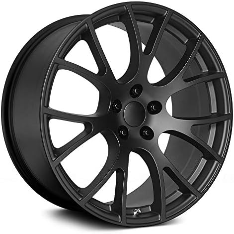 Topline Replicas - V1180 HELLCAT Satin Black Wheel (20x9.5"/5x5"/+34 Offset)