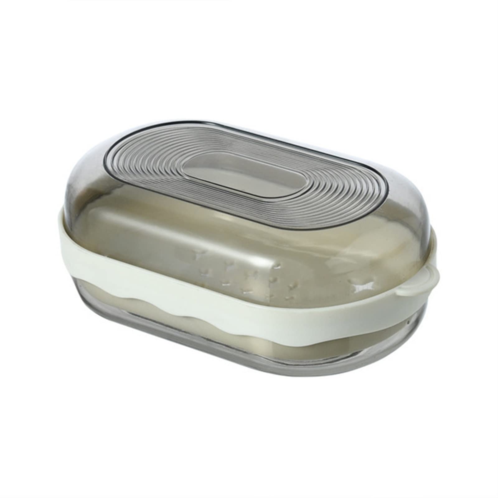JINGYAN Soap Dishes Waterproof Soap Box Portable Travel Storage Rack(Yellow)