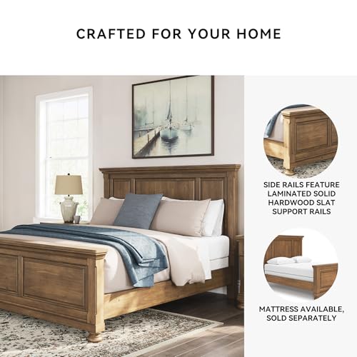 Image of Signature Design by Ashley Panel Bed Frame, California King, Glarrison