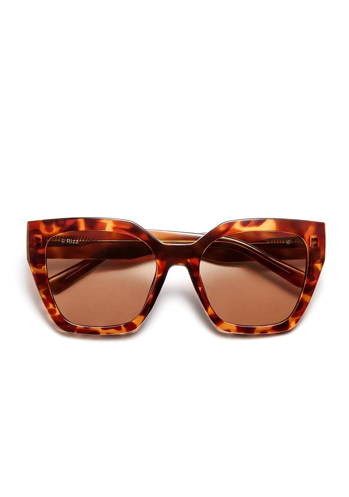 D.Franklin Occhiali da sole - Unisex - Con lenti protettive UV - Modello rizz - Quadrati - Per uomo e donna - Sunglasses